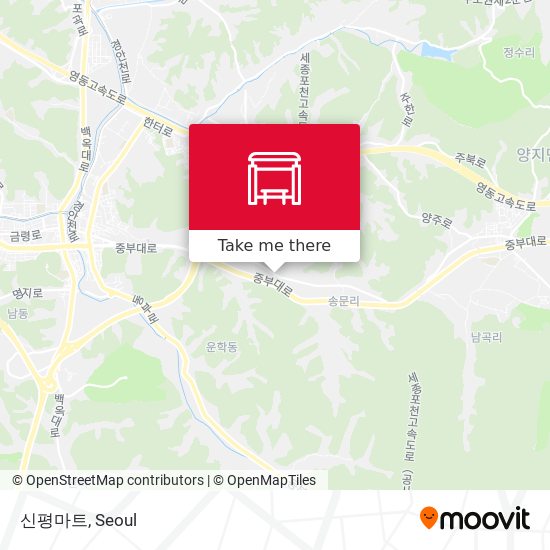신평마트 map