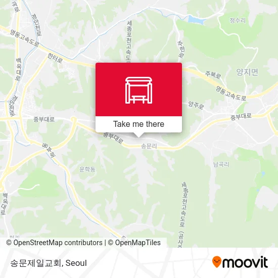 송문제일교회 map