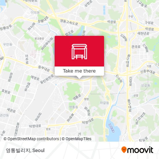 영통빌리지 map