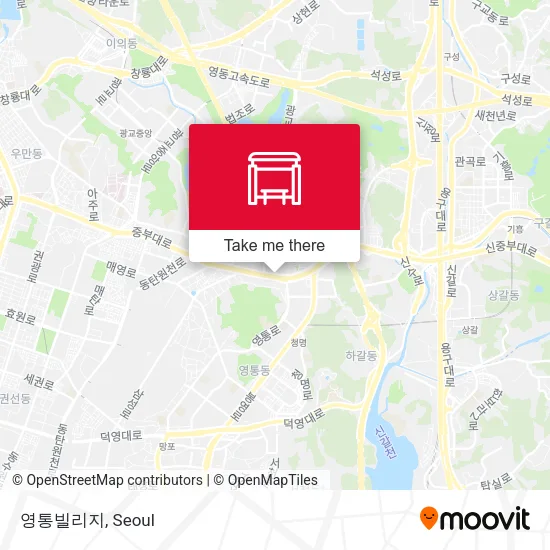 영통빌리지 map