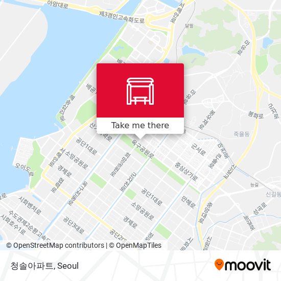 청솔아파트 map