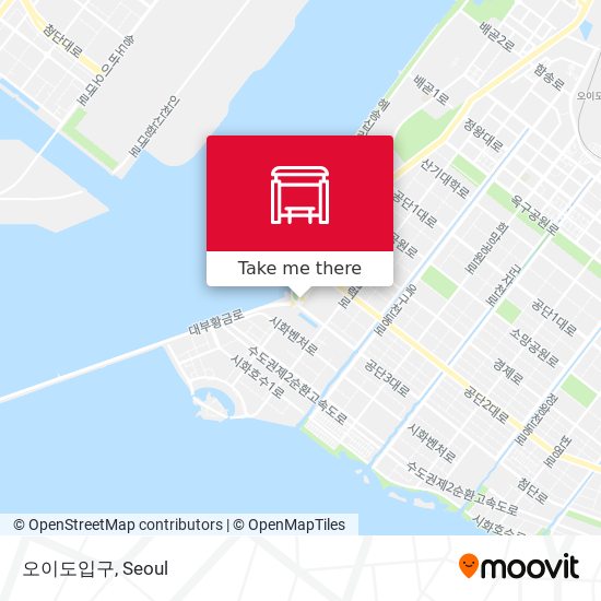 오이도입구 map