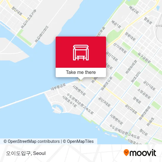 오이도입구 map