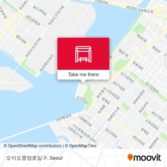 오이도중앙로입구 map