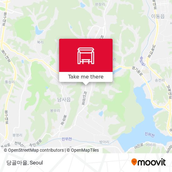 당골마을 map