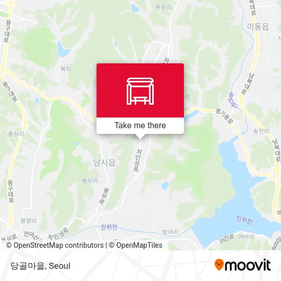 당골마을 map