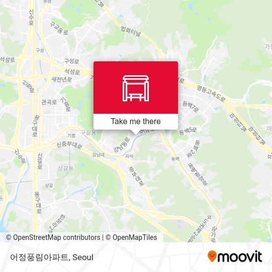어정풍림아파트 map