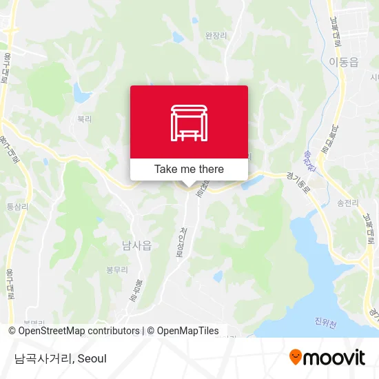 남곡사거리 map