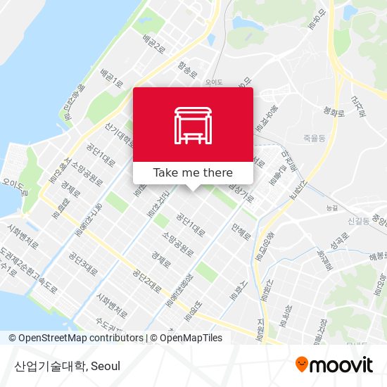 산업기술대학 map