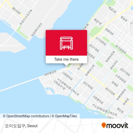 오이도입구 map