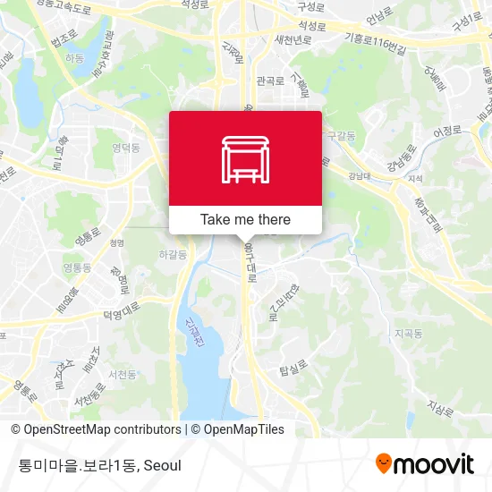 통미마을.보라1동 map