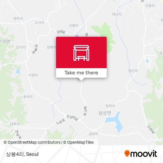 상봉4리 map