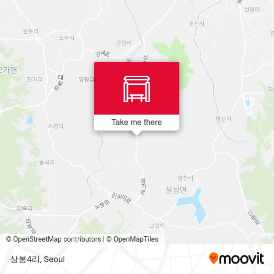 상봉4리 map
