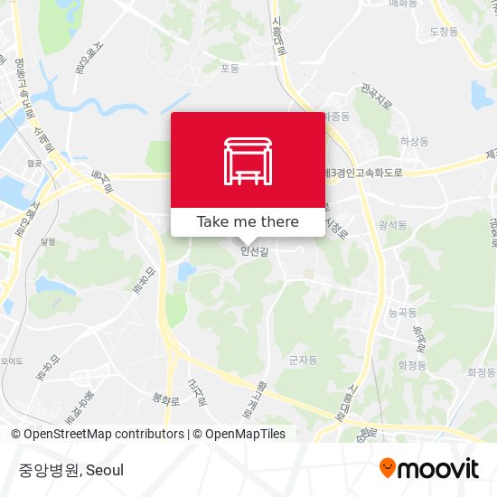 중앙병원 map