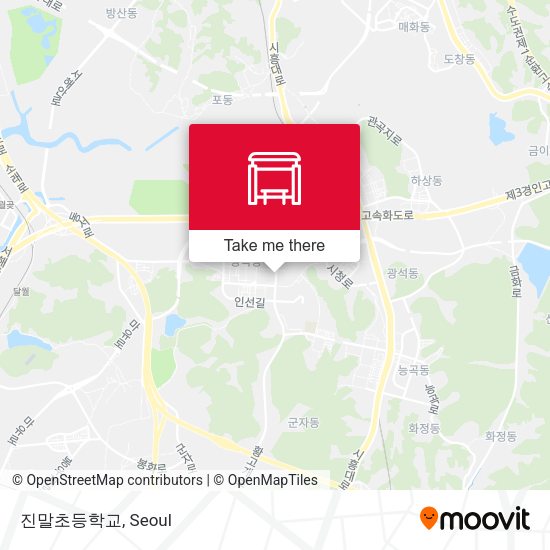 진말초등학교 map