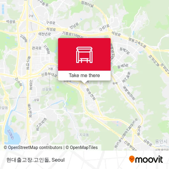 현대출고장.고인돌 map