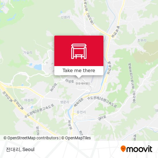 전대리 map