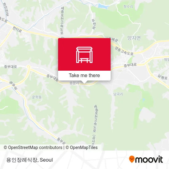 용인장례식장 map