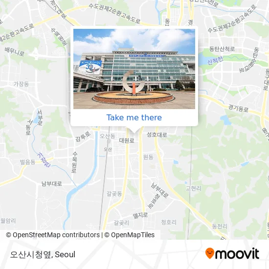 오산시청옆 map
