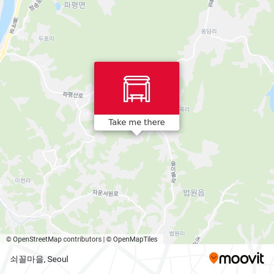쇠꼴마을 map