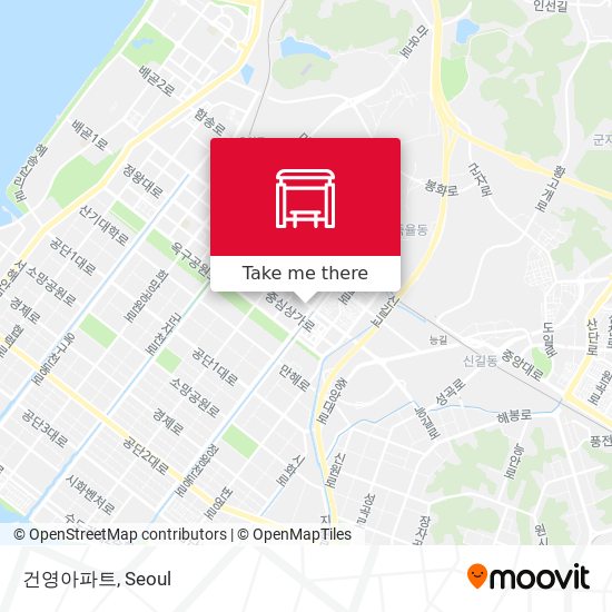 건영아파트 map