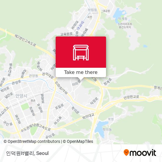 인덕원It밸리 map