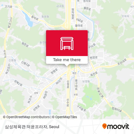 삼성체육관.덕윤프라자 map