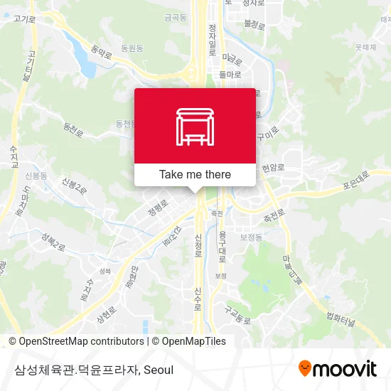 삼성체육관.덕윤프라자 map
