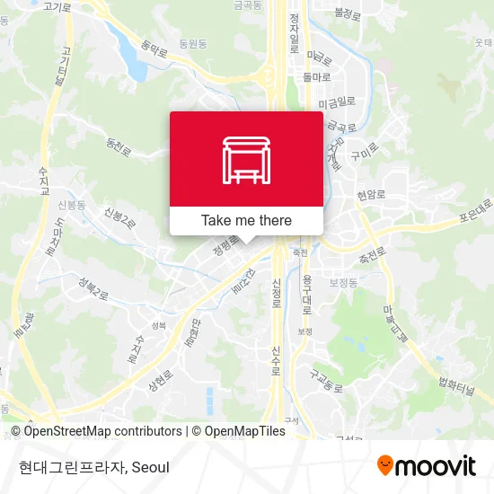 현대그린프라자 map