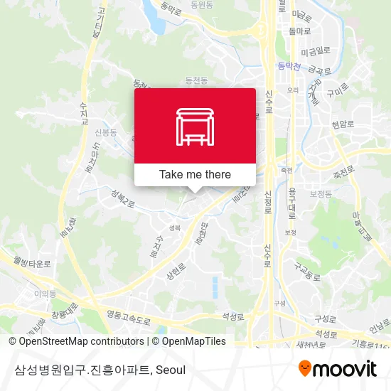 삼성병원입구.진흥아파트 map