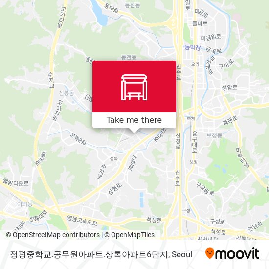 정평중학교.공무원아파트.상록아파트6단지 map