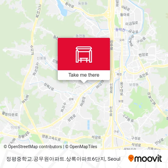 정평중학교.공무원아파트.상록아파트6단지 map