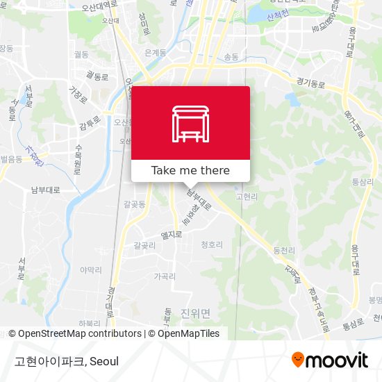 고현아이파크 map