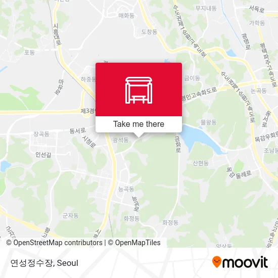 연성정수장 map