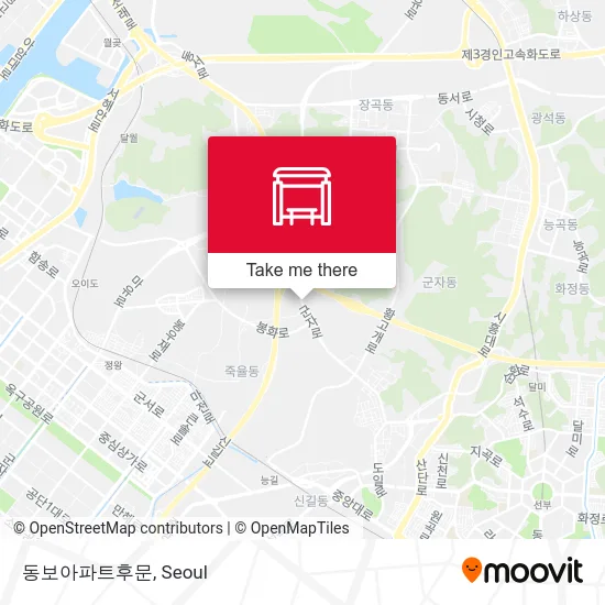 동보아파트후문 map