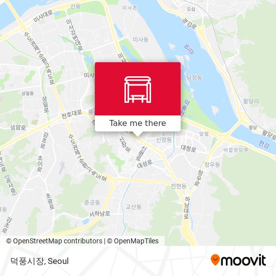 덕풍시장 map