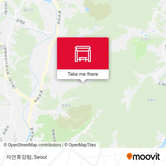 자연휴양림 map