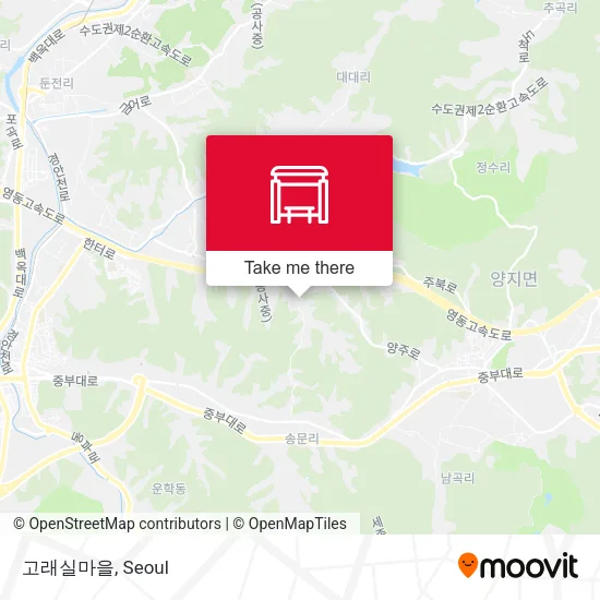 고래실마을 map