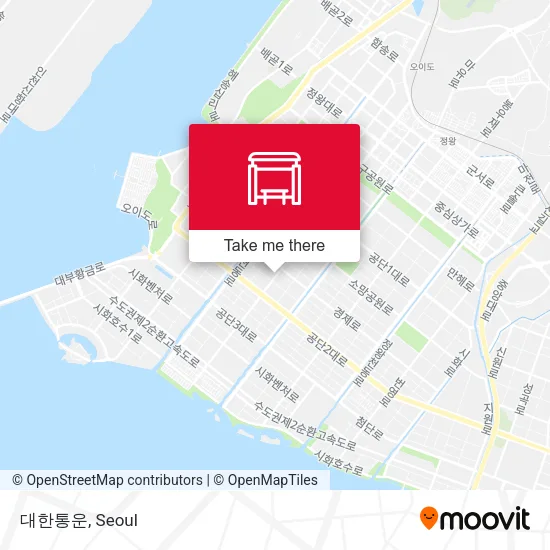 대한통운 map