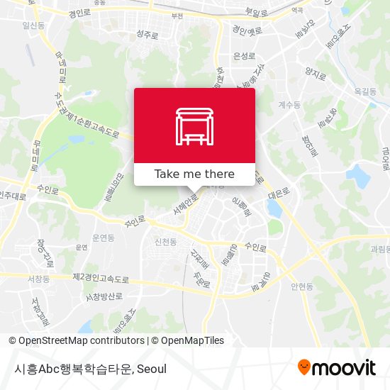 시흥Abc행복학습타운 map