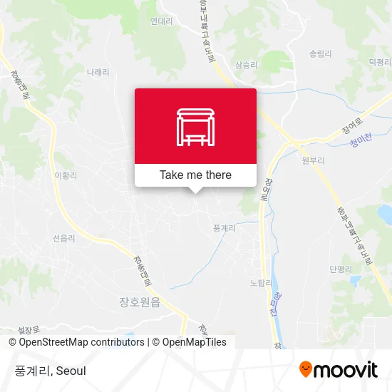 풍계리 map