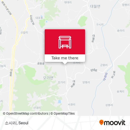 소사리 map