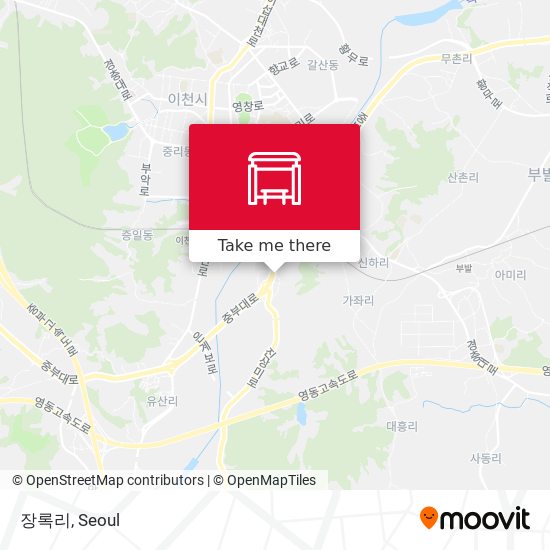 장록리 map