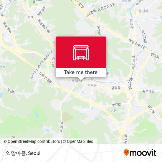 역말마을 map