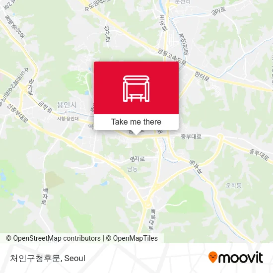 처인구청후문 map