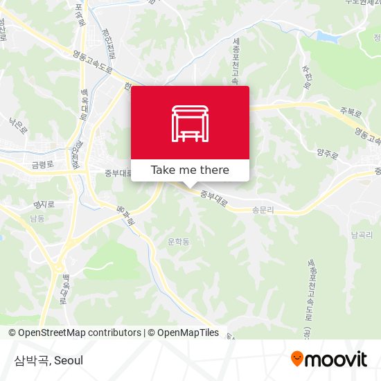 삼박곡 map