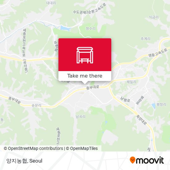 양지농협 map