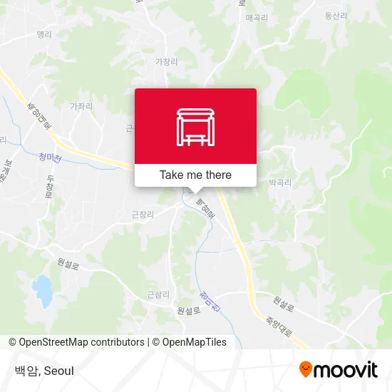 백암 map