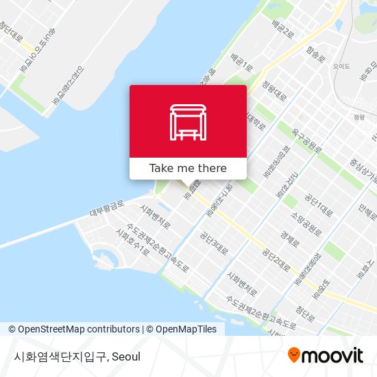 시화염색단지입구 map