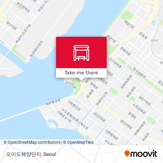오이도해양단지 map